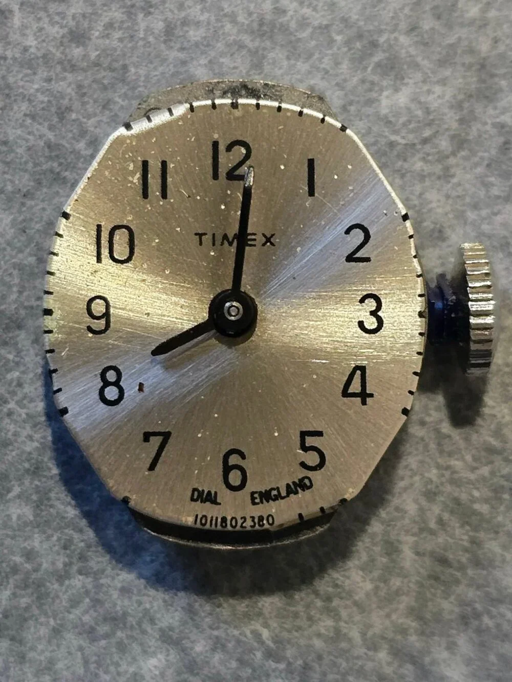Vintage 1980 Timex Women's Watch, Case England, Movement Mexico, 17 mm, 10118023